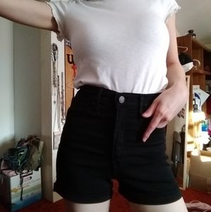 23 Madewell Roadtripper high rise denim shorts